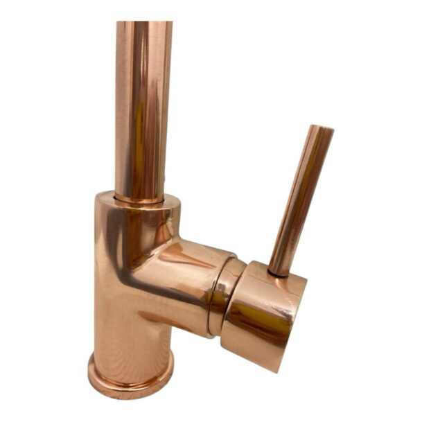 Solid Copper Kitchen Faucet, Antique Finish