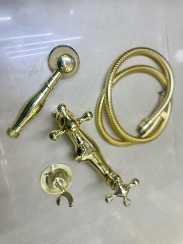 Brass shower mixer