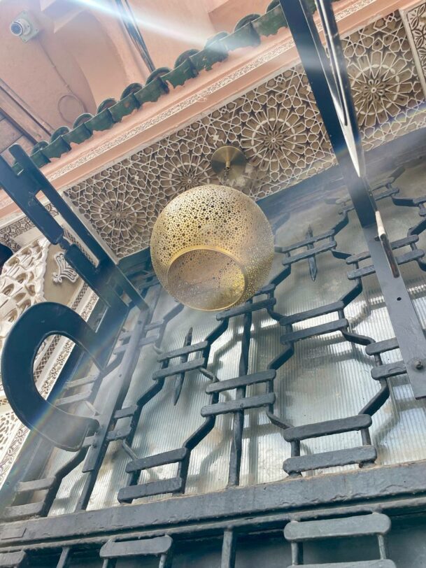 Handmade Moroccan Brass Chandelier